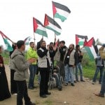 Gazans demonstrate against the siege in Beit Hanoun
