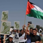 Demonstrators remember Tristan in Nil'in