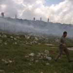Army shoots tear gas
