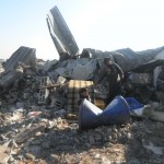 The Qader family's home after demolition