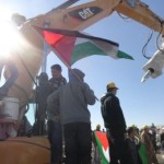 Locals protest as Israeli barrier rips through Qalandia