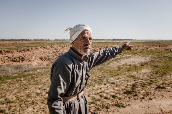 A farmer from Khuza´a, photo by Desde Palestina
