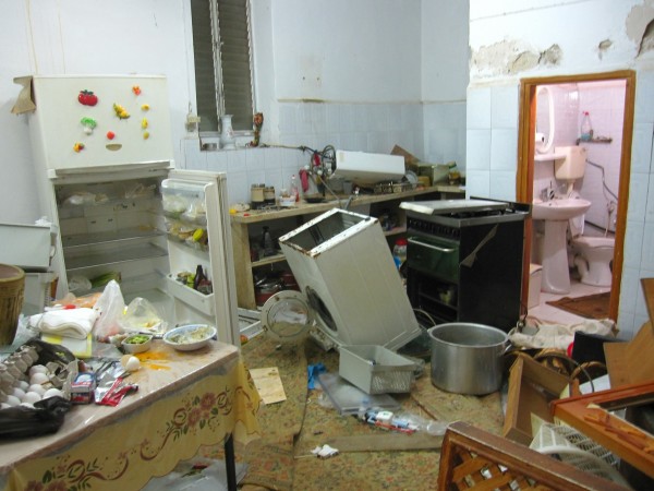 Cocina Destroyed (Foto por ISM)