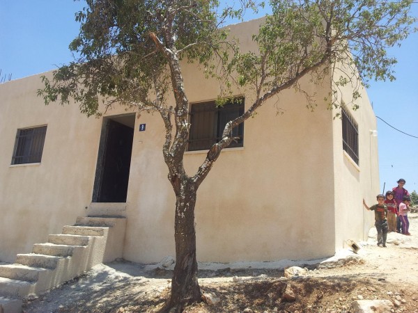 Home of newly married couple Yusef and Sundis Rizek, now under demolition order (Photo by ISM)