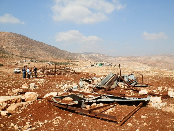 The demolition in Tawayel