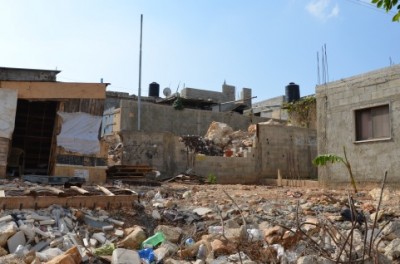 One of the demolished houses (photo by ISM).