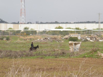 The Beit Hanoun (Erez) checkpoint in the northern Gaza Strip, which controls movement into Israel. (Photo taken by the Beit Hanoun Local Initiative)