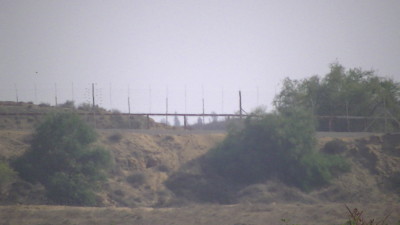 The Israeli border fence in Beit Hanoun – Picture taken by Corporate Watch, November 2013
