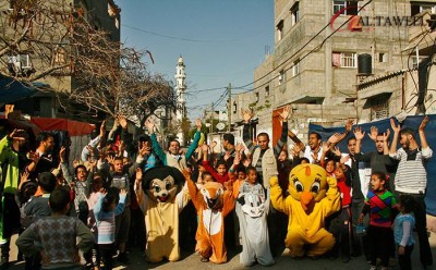 PTC run play group in Gaza – photo PTC Gaza