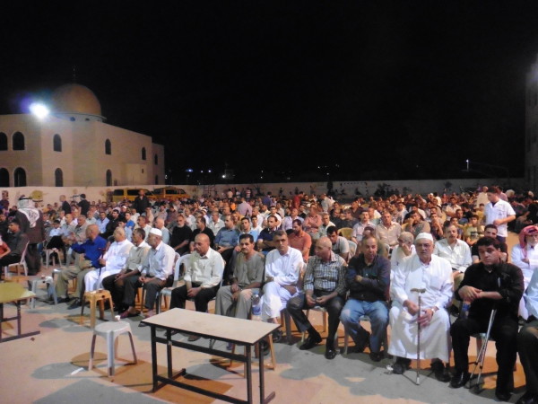 Memorial ceremony for both Khalid and Tayeb (photo by ISM).