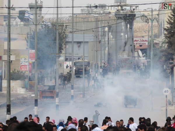 Tear-gas in Bethlehem