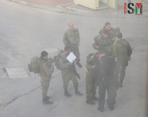 Israeli forces preparing the paper to kick out internationals from their home