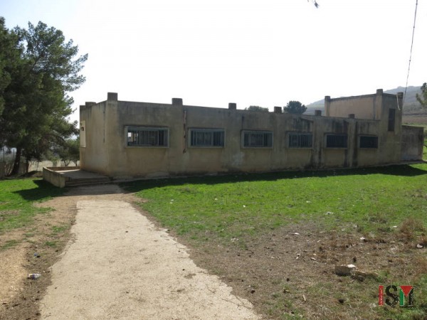 The building housing boys in the age of 10-12 in which settlers attacked.
