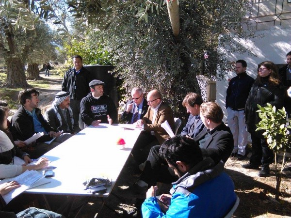 UN delegation in the Tel Rumeida neighbourhood of Hebron