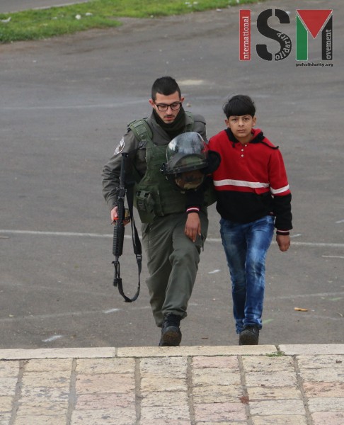 13-year old school-boy arrested by Israeli forces 