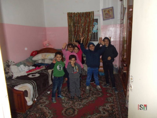 One of the bedrooms with the children.
