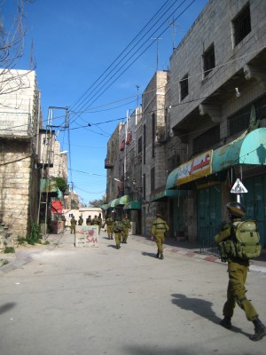 Israeli Occupation soldiers in Hebron