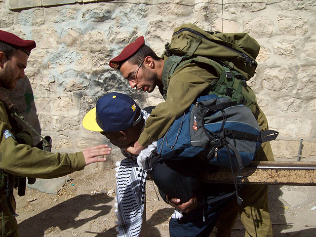 Israeli military profiling and assaulting international observers in Hebron