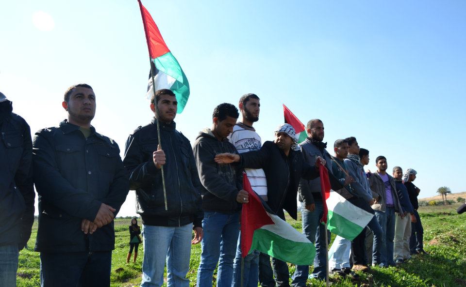 Demonstration in Beit Hanoun three years after Cast Lead