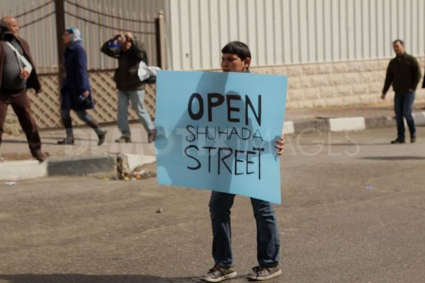 In Photos: Clashes in Hebron’s Old city during a ‘Open Shudada Street’ rally