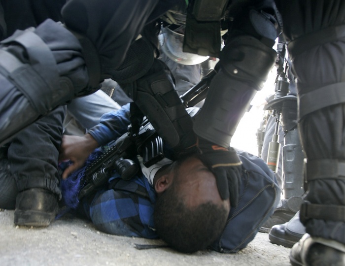 Swedish peace activist beaten up by Israeli Occupation Forces