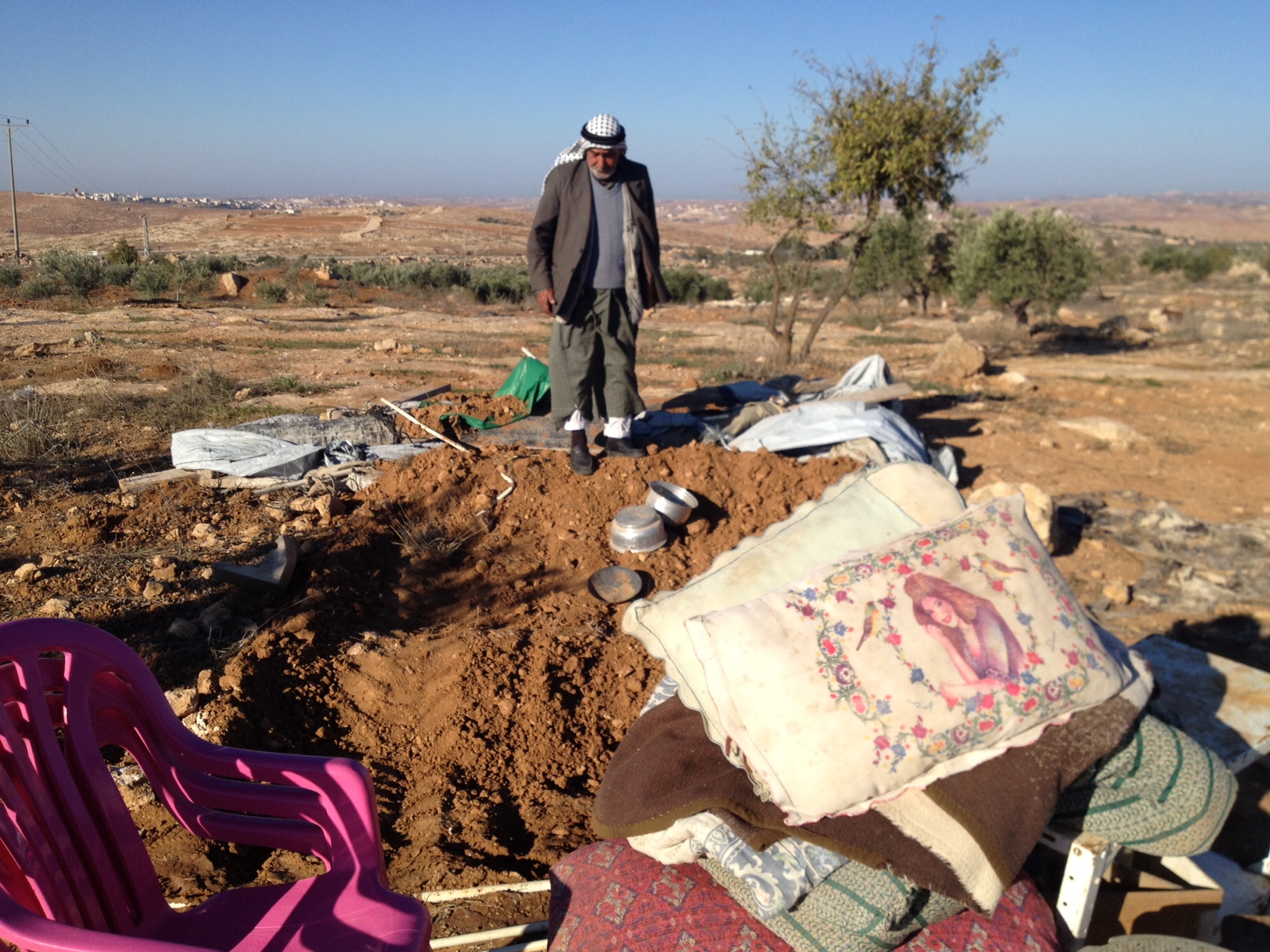 Tent demolition in Susiya, South Hebron Hills