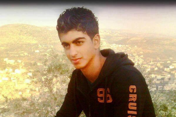 17 year old Amer Nasser was today killed by the Israeli army