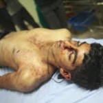 Amer Nassars body in the morgue. Photo by WAFA News
