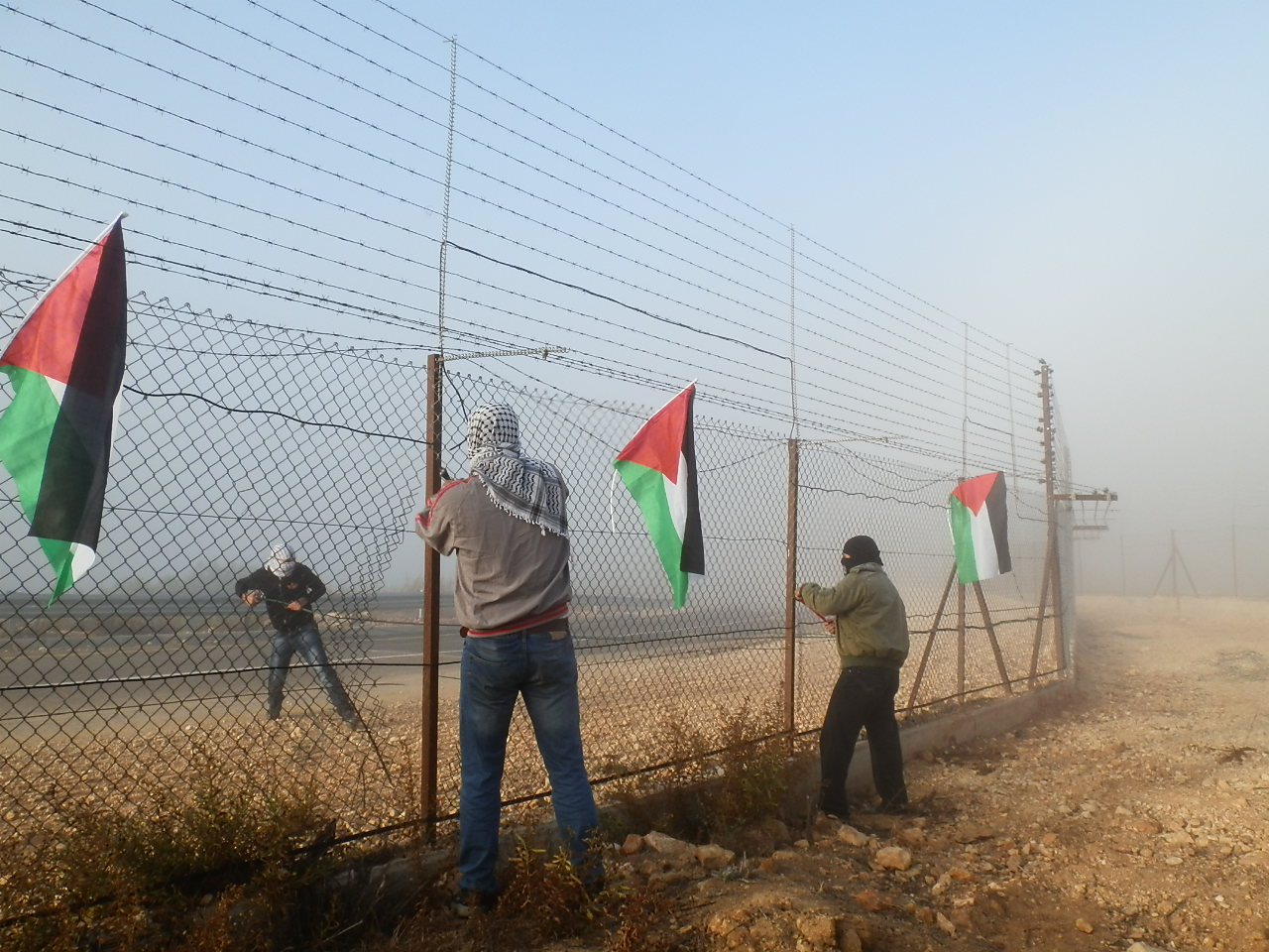 Updated with video: Apartheid wall smashed on anniversary of independence declaration