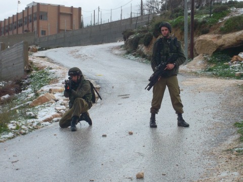 Israeli soldiers attack school In Urif