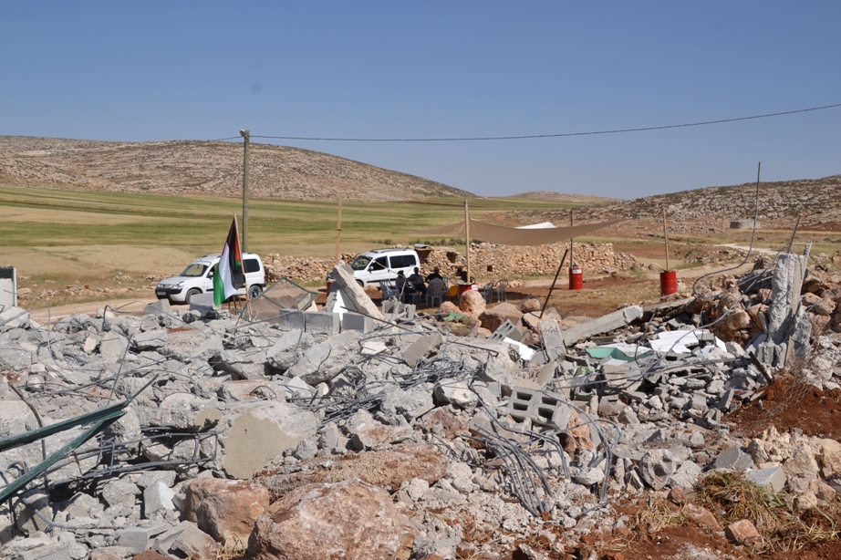 UPDATED: House demolitions at Khirbet al-Taweel