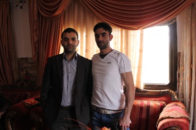 Mohammed (on the left)