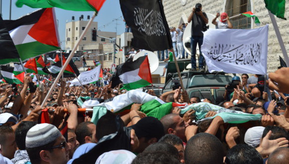 Palestinians protest the murder of Mohammed Abu Khdeir and destroy ...