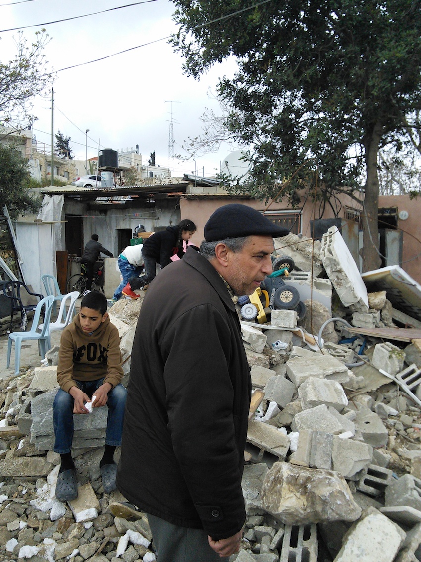 Home demolition in Jerusalem: “They want our land. We need help to protect it.”