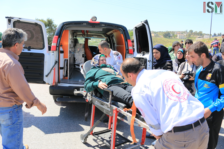 Four people shot in the first 5 minutes at Nabi Saleh protest