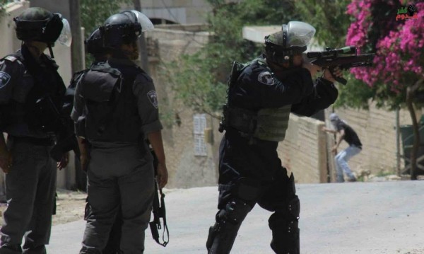 Israeli police positioned to fire at demonstrators in Kafr Qaddum