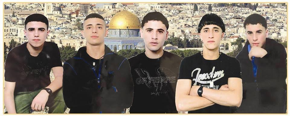 Five Palestinian teens blackmailed into accepting 15 years prison term and exorbitant ‘fines’ for a crime that never happened