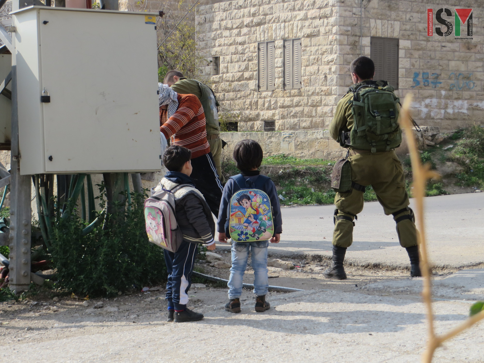 Photo story: daily harassment by Israeli Forces on the way to school