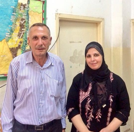 Nisreen with her late husband, Hashem Azzeh. Photo credit: Global Research