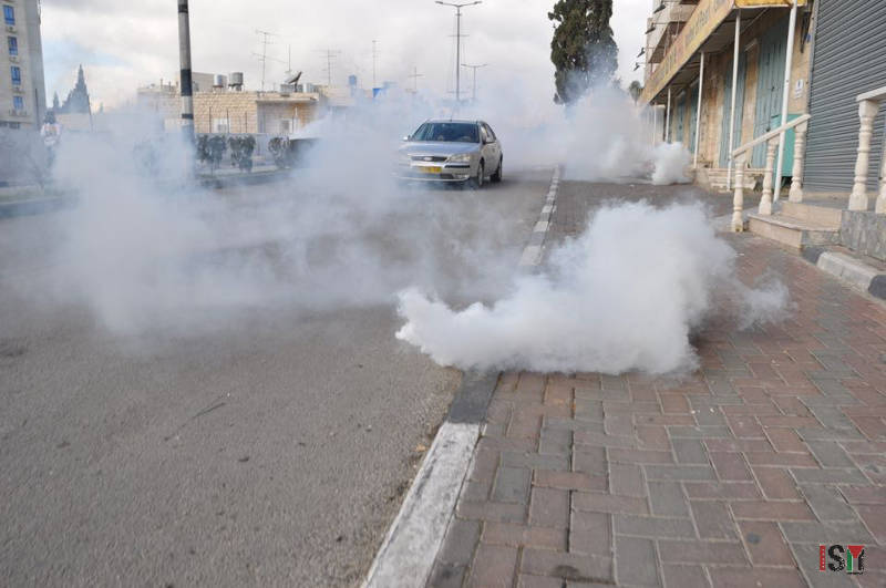 Israeli violence continues as Palestinians protests against the recent killing of Srour Ahmad Abu Srour in Bethlehem.