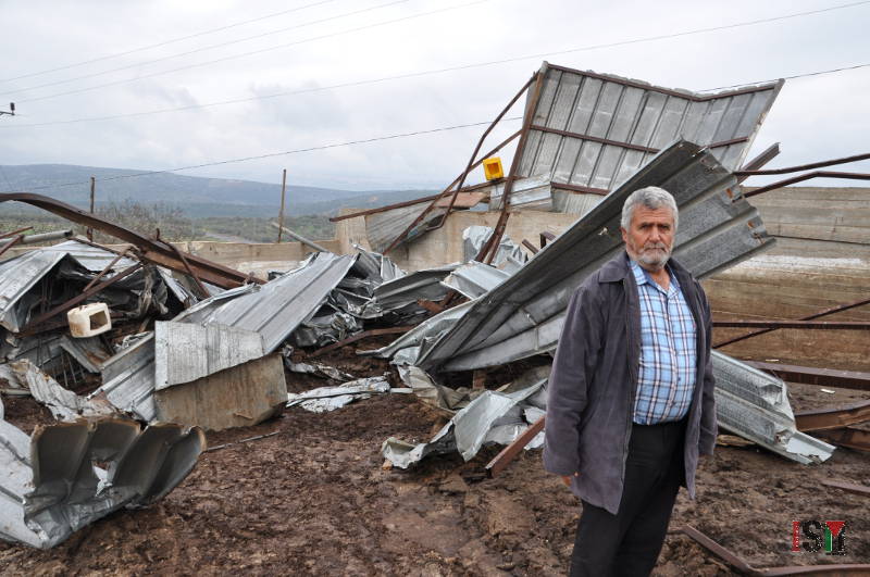 Israeli forces demolish Palestinian farmhouse, assault family members