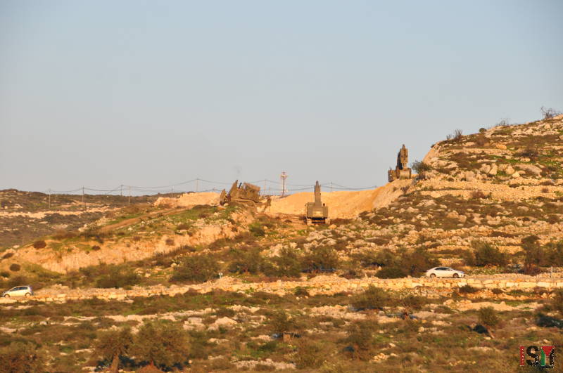 Shufa village threatened as Israeli forces begin to excavate Palestinian land