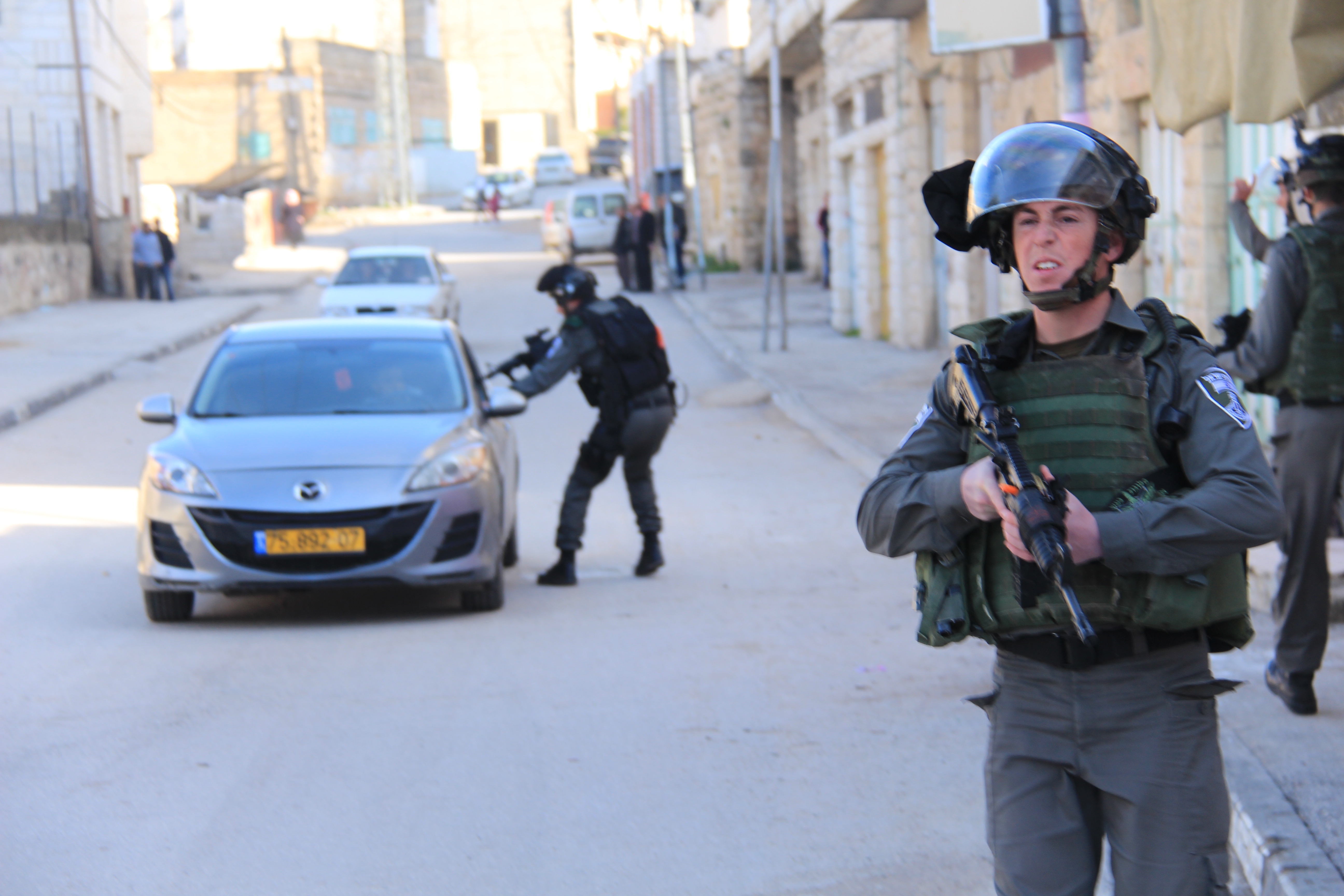 Palestinian school children tear gassed by shameful Israeli forces