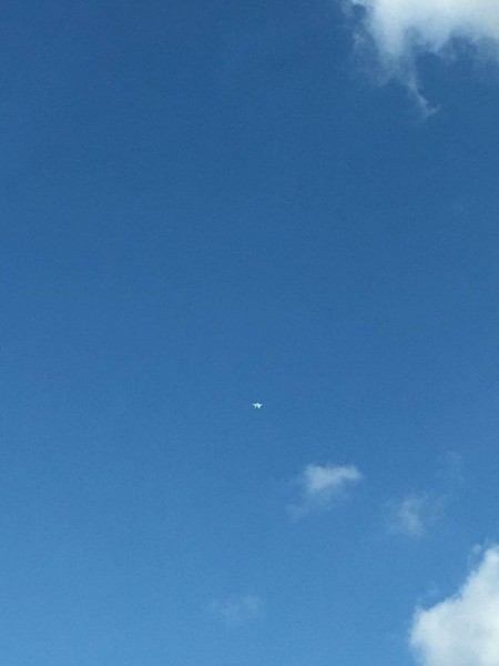 Drone seen in the sky over the Ni'lin protest