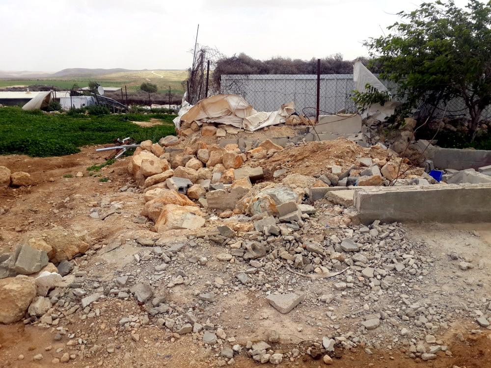 Demolitions in Khirbet Jenba, South Hebron Hills