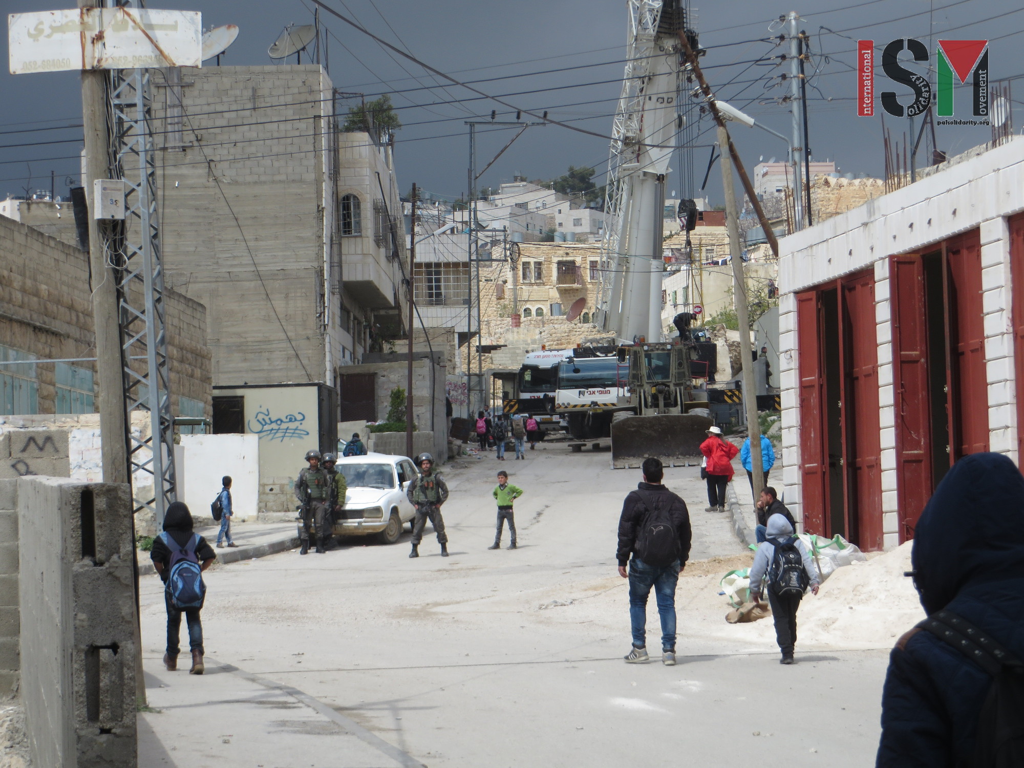 Schoolboys stopped from walking home as Israeli forces expand checkpoint