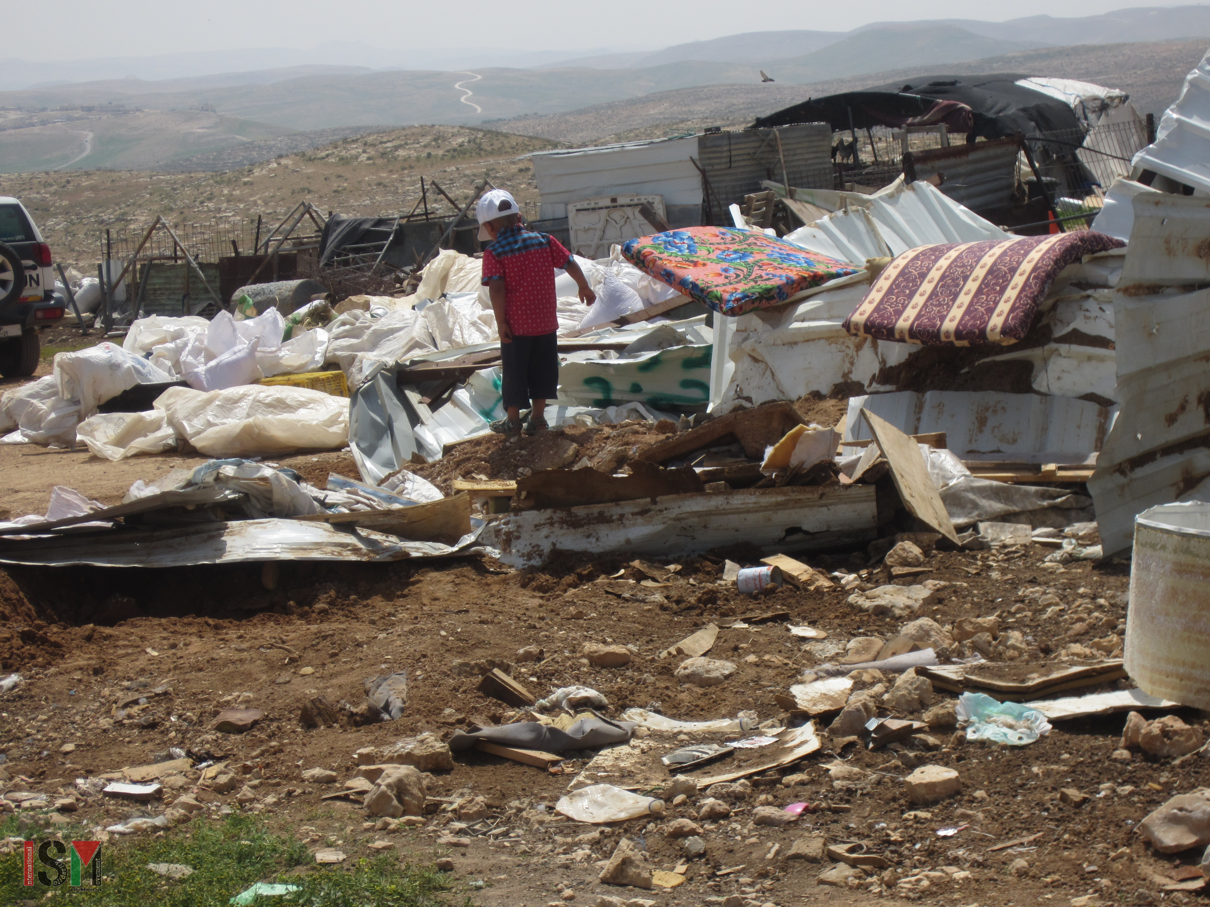 House demolitions in Um Al-Khair leaving children homeless