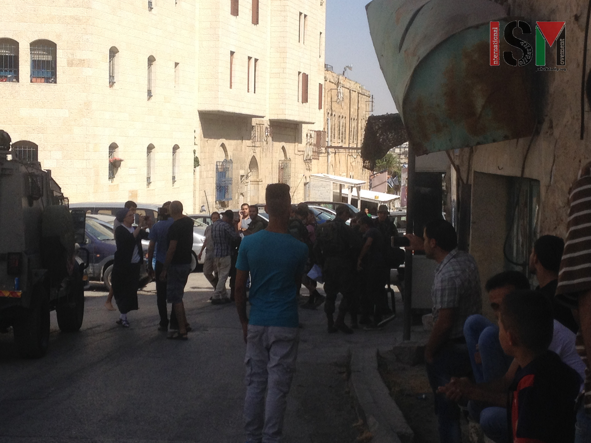 Peaceful sit-in protest violently broken up by Israeli forces