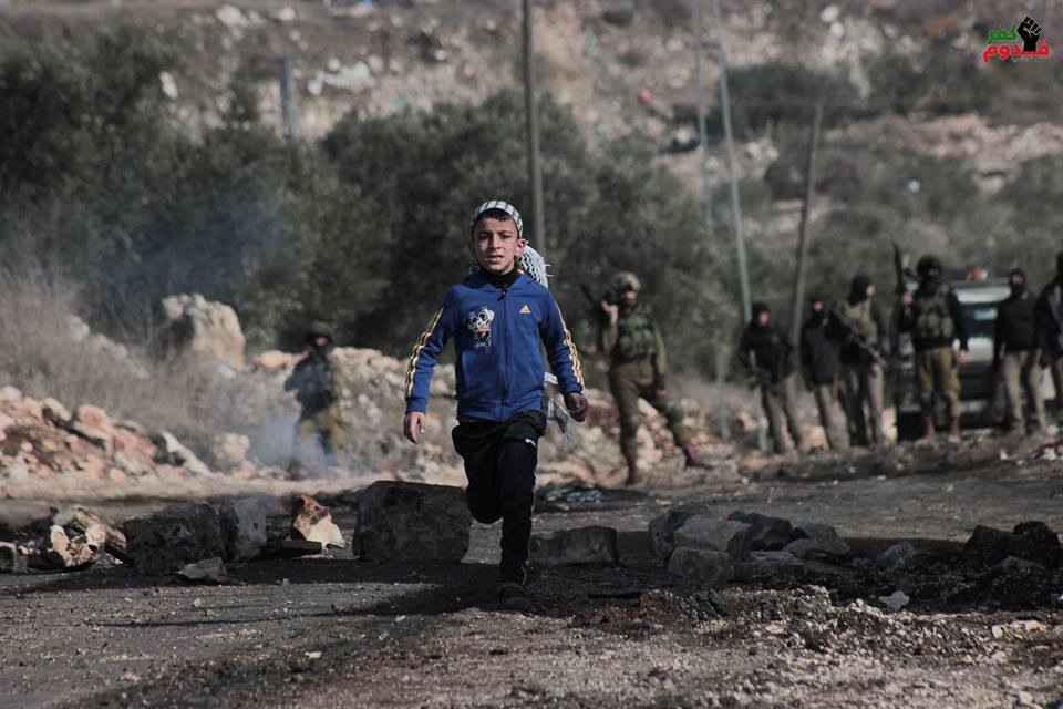 7 year old boy targeted in Kafr Qaddum