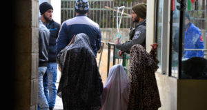 Israeli forces detain and ID check Palestinian male